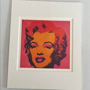 Pop Art Marilyn poster print by Warhol